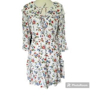 Good Hart Matilda Jane Tarpon Springs Floral Dress, NWOT, Medium, Red White Blue